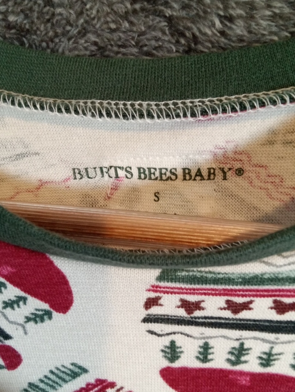 Burt's Bees Baby Womens Set Pajamas All Over Print Mittens Organic Cozy Sz Small - Picture 2 of 10